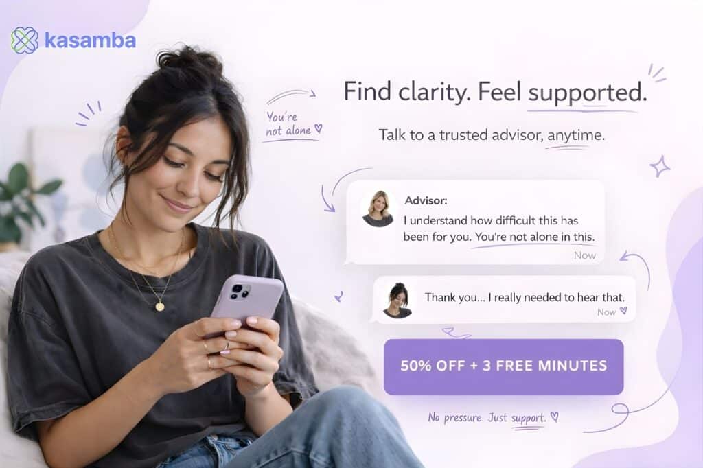 Kasamba  online free reading find support and clarity via chat