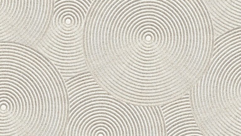 September 2024’s New Moon in Virgo: Significance & Horoscopes Circles on the sand reminding of the moon.