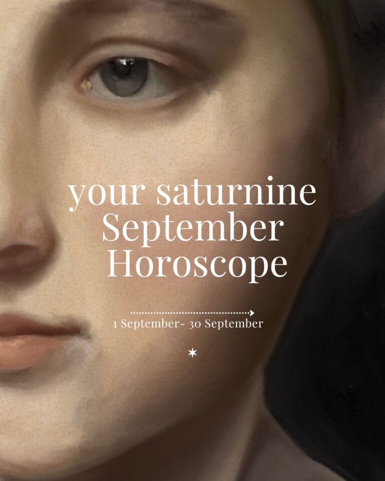 Your Saturnine September 2024 Horoscope