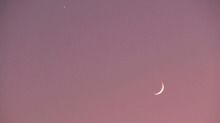 Aquarius New Moon: Horoscope and Energy Guide – Jan 2025 Aquarius New Moon in a pink sky.