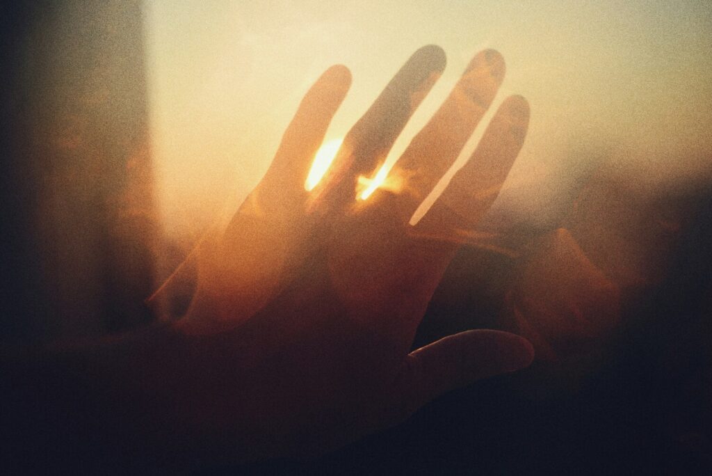 Rising Sign vs. Sun Sign: Key Astrology Differences Rising sign astrology concept illustrated by a hand reaching toward sunlight