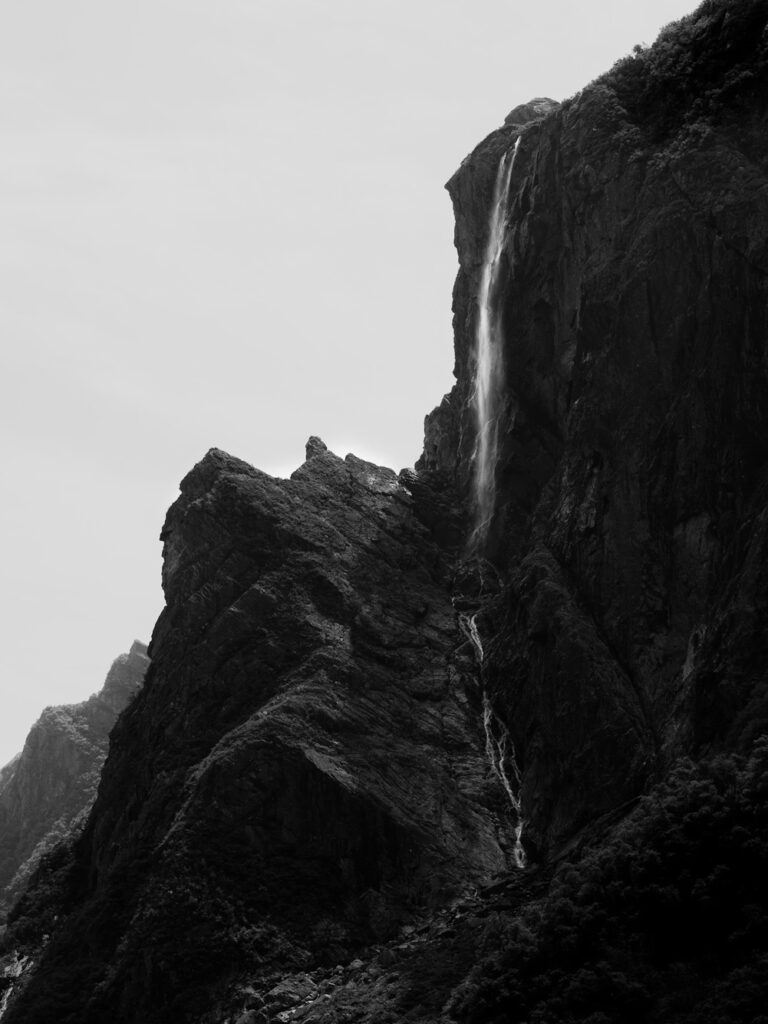 Capricorn New Moon: a dark mountain landscape, symbolizing grounding, discipline, and manifestation through structure.