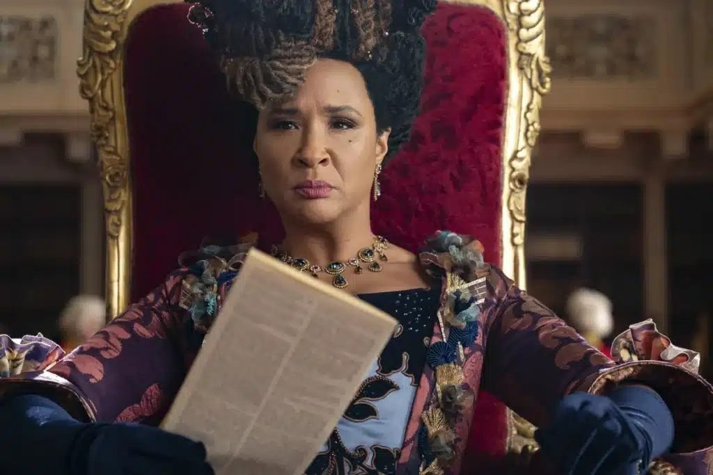 Regency-era queen seated on a throne, symbolizing the Taurus zodiac archetype.