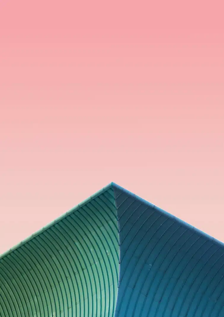 Abstract triangular symmetry representing a grand trine in astrology.