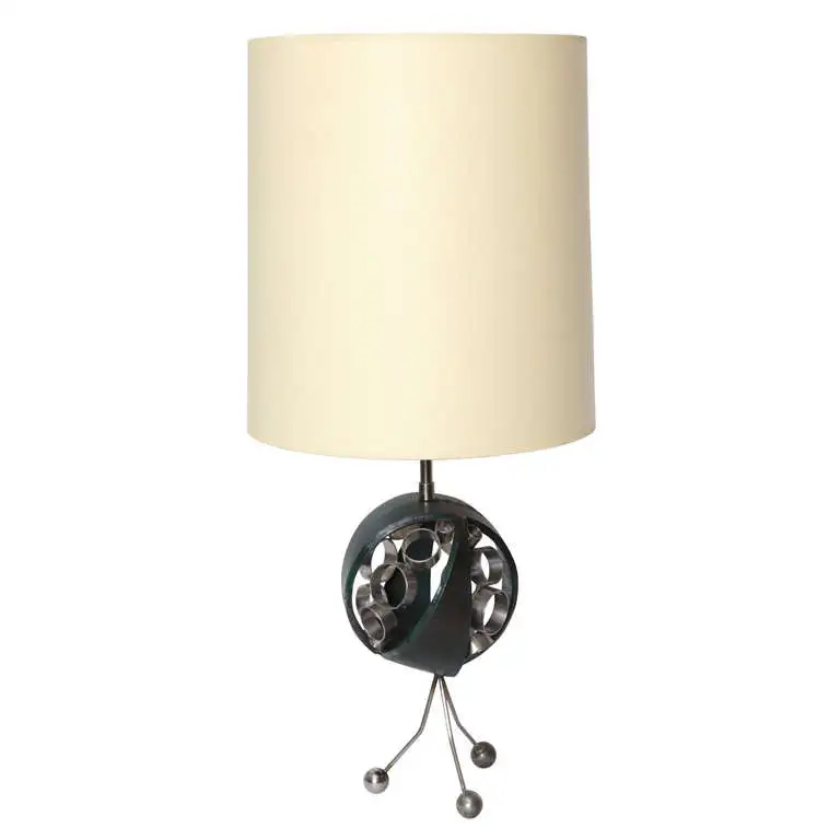 aquarius rising unconventional table lamp, futuristic sculptural design with artistic and experimental aesthetic