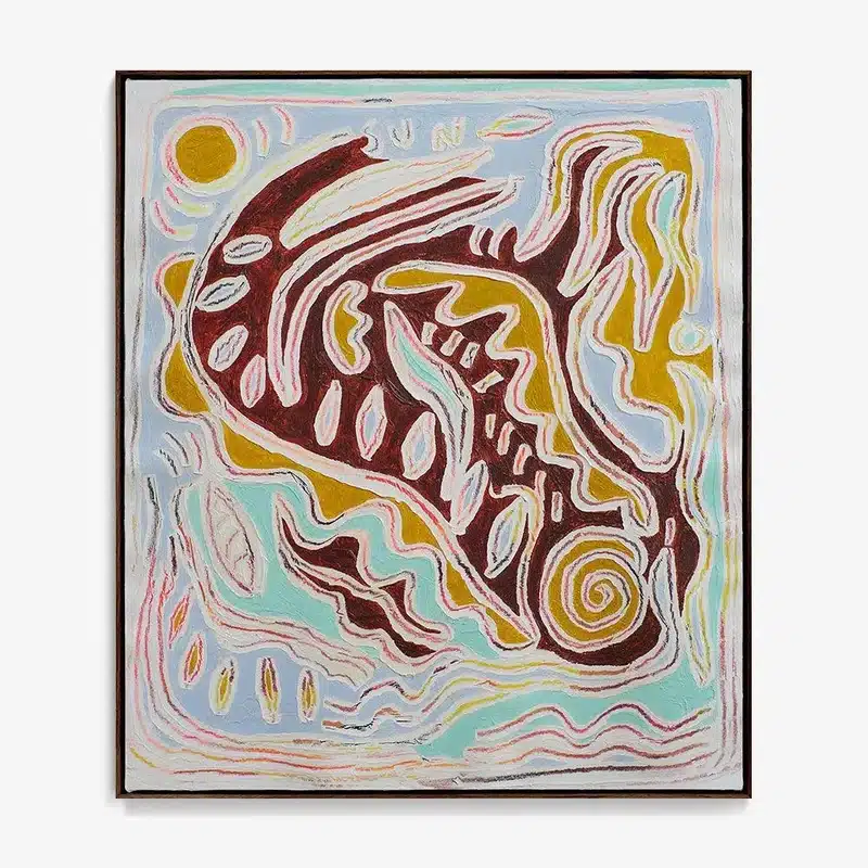 Jupiter in Leo light colorful abstract painting soft expressive radiant artistic composition