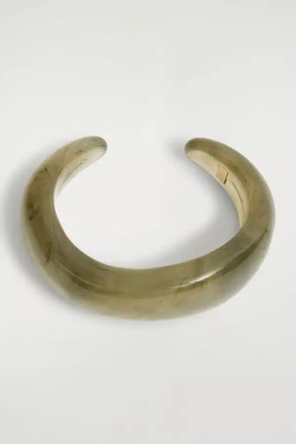 cos aqua green bracelet libra rising style, minimalist design with soft tones, balanced and elegant accessory