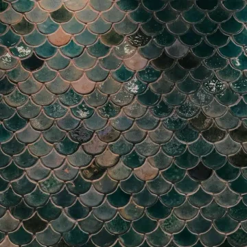 Colourful patterned tiles representing the symbolic colours of the zodiac signs.