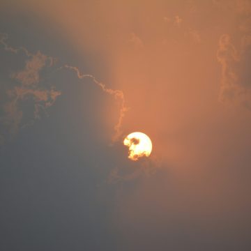 Moon illuminated by the Sun