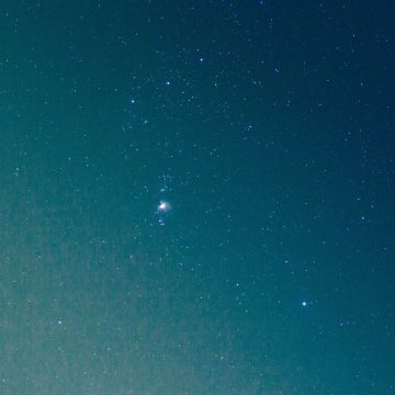 Stars in the sky to represent aspects in astrology.